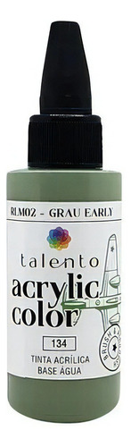 Tinta Acrylic Color 30ml Para Modelismo Diversas Cores Cor Rlm02 Grau Early