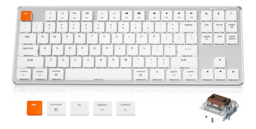 Teclado Mecánico De Perfil Bajo Para Mac, 87 Teclas, Interru