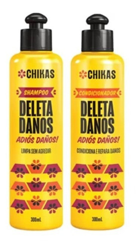 Kit Bio Extratus Chikas Deleta Danos Shampoo E Condicionador