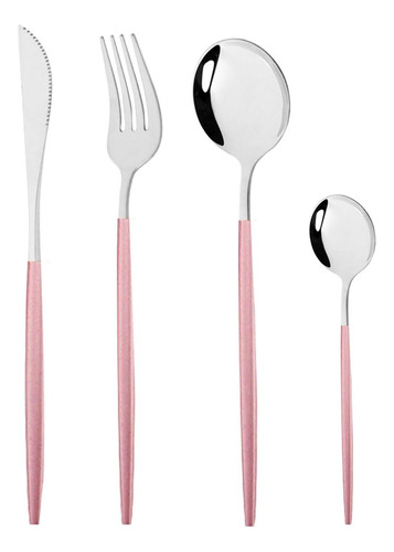 Set De Cubiertos Reutilizables De Acero Inoxidable 18/10 Ref
