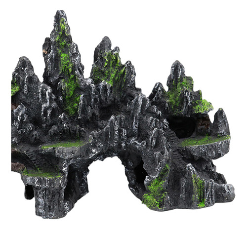 Decoración De Pecera Con Rocas Para Acuario, Fondo