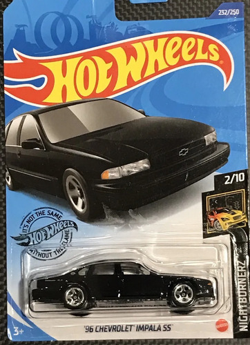 96 Chevrolet Impala Ss Hot Wheels Mattel Nightburnerz 2020