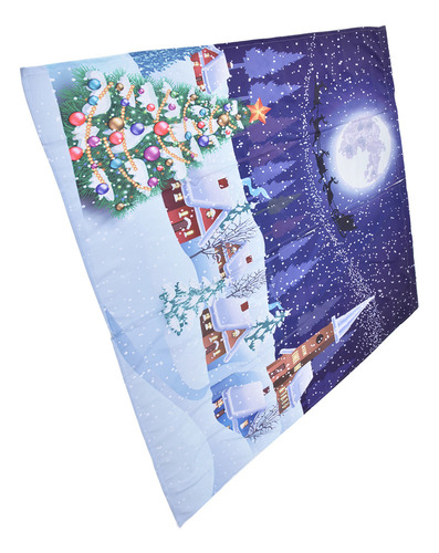 Cortinas Natal Design Clássico Com Estampa Natal