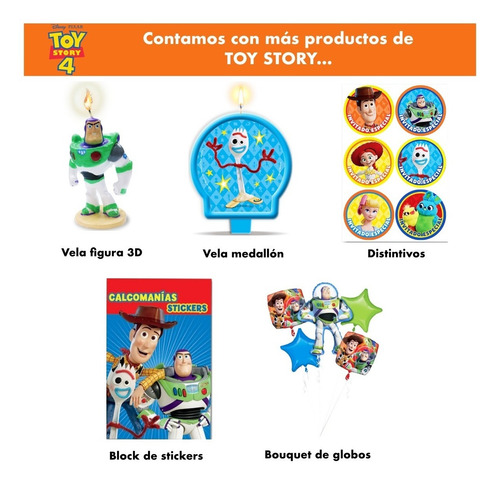 Toy Story 4 - Block De Stickers Artículo Fiesta Toy0h2