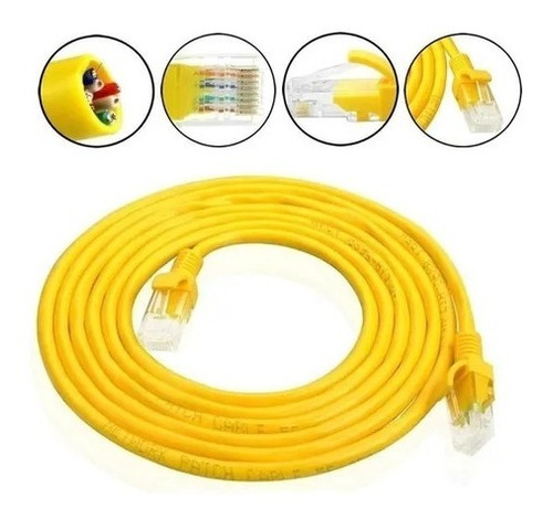 Cable De Red Rj45 Categoria 6a De 3 Metros