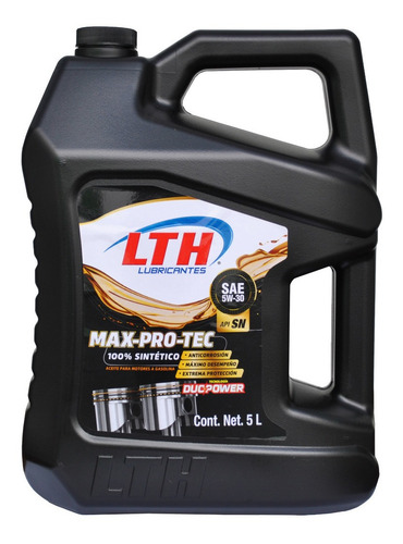 Aceite Motor Sintetico 5w30 Gf-5 Max Pro Tec 5 Litros Lth