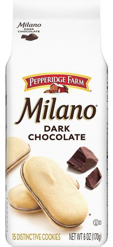 Pepperidge Farm Galletas Rellenas De Chocolate Milano 170 Gr