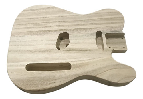 Material Guitarra Madera Pulida Cuerpo Electrica Diy Arce Tl