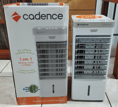 Climatizador De Ar Cadence Duo Tank 5,7l Cor Branco 127v Branco (Usado)