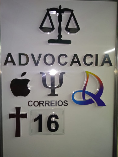 Letras Em Aço Inox Letreiro Caixa Números 3d Fachada 35 Cm