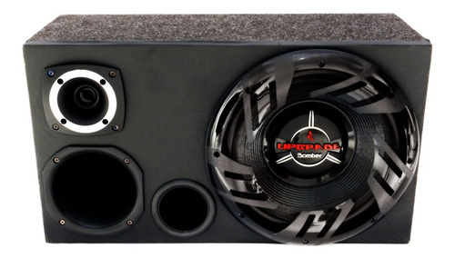 Kit Som Caixa Trio Sub Bomber + Radio + Taramps Pra Mobi