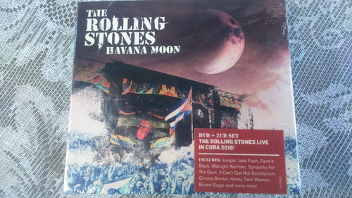 The Rolling Stones Havana Monn/2 Cd's Más Dvd Nuevo Sellado