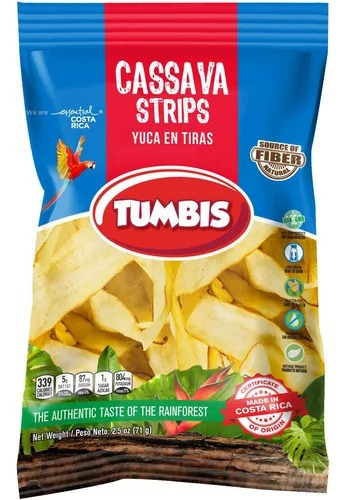 Snack Yuca En Tiras Tumbis 71 G