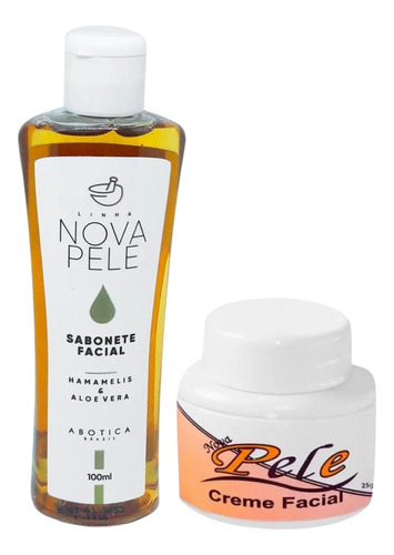 Kit Nova Pele: Sabonete Facial + Creme Clareador Facial