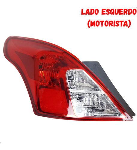 Kit Lanternas Traseiras Versa Sl 2012 2013 2014 2015 2016
