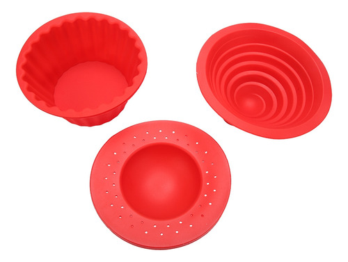 Molde Para Tartas, Juego De 3 Moldes De Silicona Aptos Para