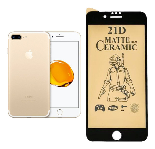 Film Ceramico Mate Compatible iPhone 7 + Plus Y 8 + Plus