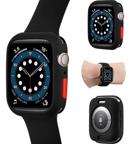 Case Funda Premium De Silicona Compatible Con Apple Watch
