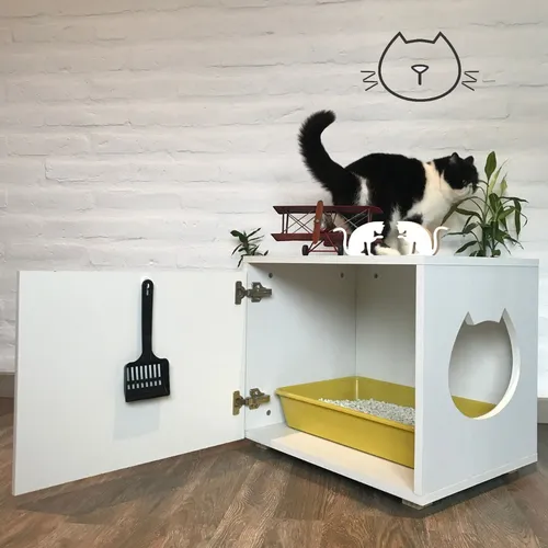 Mueble sanitario para gatos sales