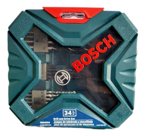 Set De Brocas Y Puntas Bosch Con 34 Piezas (Usado)