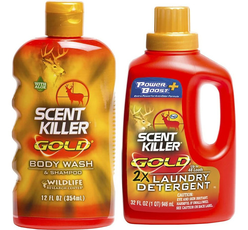 Scent Killer Gold Gel De Baño Y Champú, (12 Oz), Multi& 1249