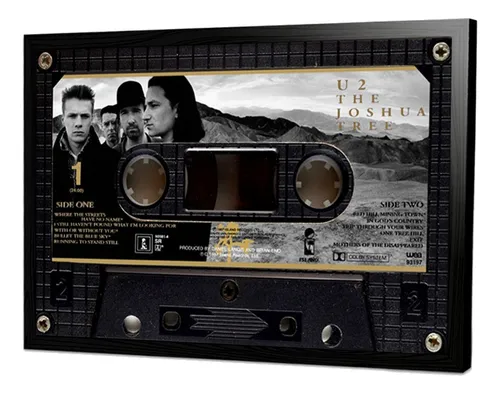 Cuadro U2 Cassette The Joshua Tree Poster Retro 50x70