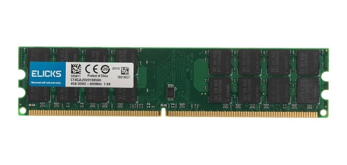 Memória Ddr2 4gb 800 Mhz Para Amd/ Proc. Intel Não Funciona