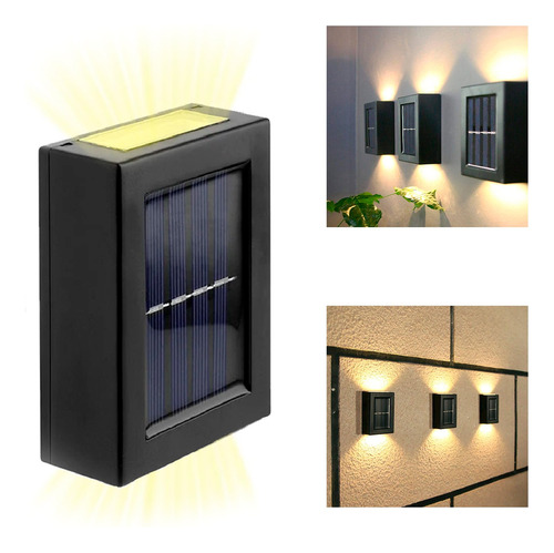 Aplique Pared Led Solar Caminero Fotocelula Doble Luz Ax ®