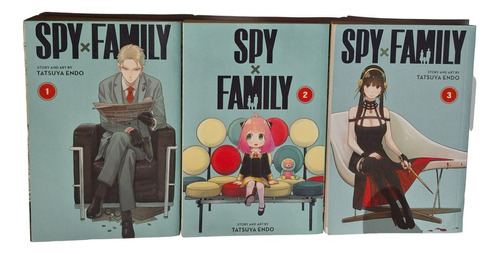 Libro Spy X Family, Vol. 1, 2 Y 3. En Ingles Anime Manga Un/
