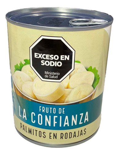 Palmito Rodajas 800g Fruto De La Confianza Cotillon Sergio  