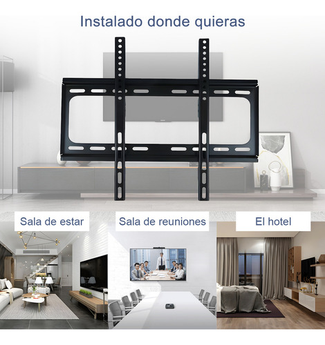 Soporte Fijo Para Tv De 65 Pulgadas Con Soporte De Pared De 26 A 63 Pulgadas