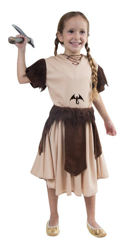 Disfraz Para Niña De Vikinga Halloween Fiesta Y Cosplay
