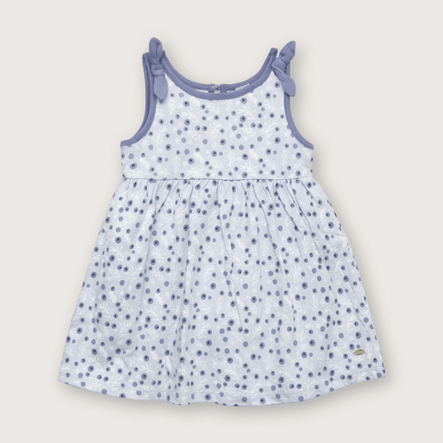 Vestido De Bebés Moños Esencial Lavanda (6m - 4a)
