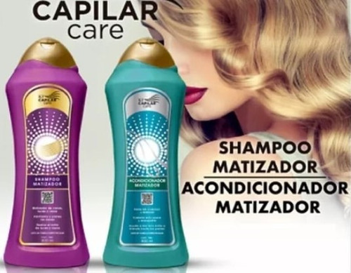  Shampoo Matizador Para Realzar  Canas Luces Y Rayos 800ml Kj