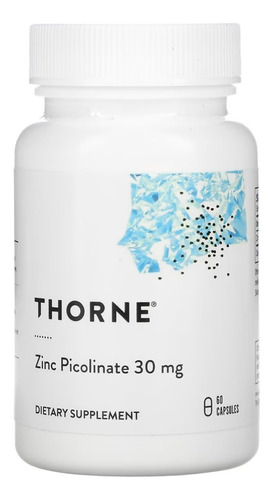 Thorne Picolinato De Zinc 30 Mg X 60 Cápsulas
