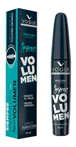 Máscara De Pestañas Vogue Super Fantastic Volumen 10ml Negro