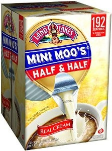 Tierra Lagos Mini Moos Creamer, Mitad Y Mitad Copas 192 Coun