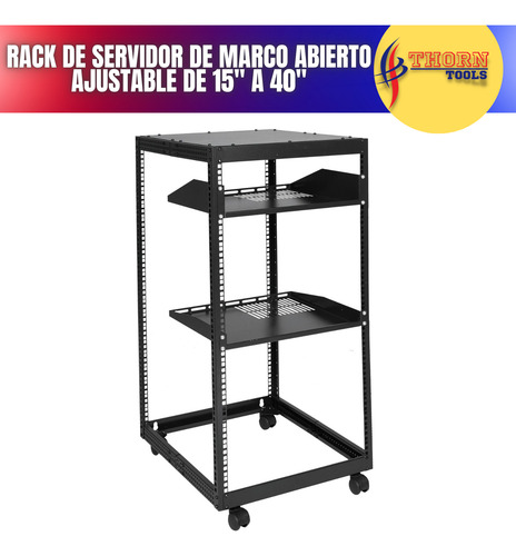 Rack De Servidor De Marco Abierto De 20u Para Montaje Libre