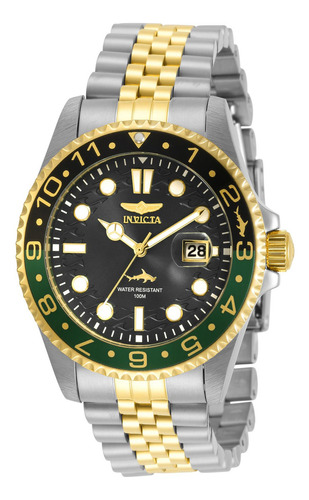 Reloj Para Hombre Invicta Pro Diver 30625 Acero, Oro