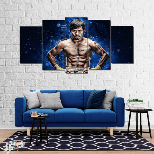 Cuadro Manny Pacquiao Decorativo Moderno Boxeo 150x70