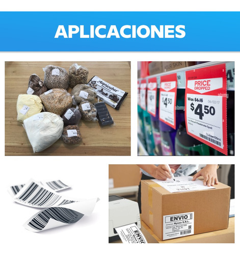Pack X12 Etiquetas Mercado Envios Xp-420b Bultos 10x15cm