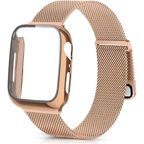 Uhkz Metal Magnetic Banda Compatible Con Apple Watch 45mm Se