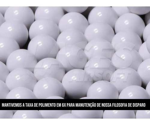 Imagem 2 de 2 de Bbs .25g Esferas Plásticas Spartan Airsoft Saco 5000 Bbs
