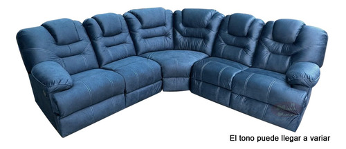 Sala Modular Esquinera Con Un Reclinable Mod. Hermes Peque