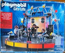 Comprar Playmobil 5602 Show Banda De Rock Guitarras Instrumentos Mib