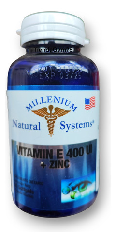 Vitamina E 400 Iu + Zinc X 100