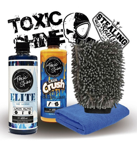 Toxic Shine | Kit Combo Lavado | Básico #19 | Shampoo + Cera