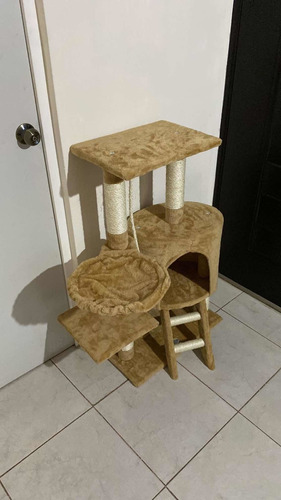 Mueble Para Gato Con Escalera, Hamaca Y Rascador, Fancy Pets