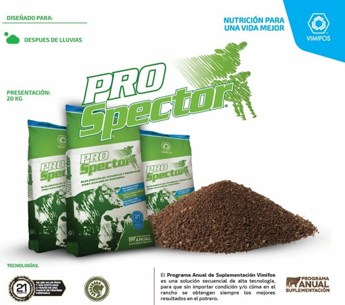 Prospector Suplemento Mineral Vimifos Calcio Fosforo 20kg
