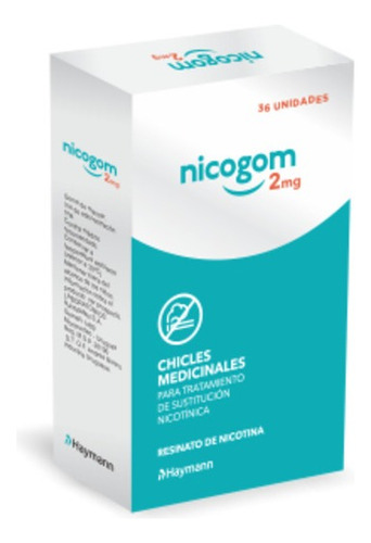 Nicogom® X 36 Chicles Nicotina Para Dejar De Fumar